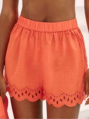 Anthropologie - Eyelet Cover-Up Shorts